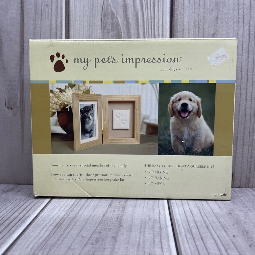 Tiny Ideas My Pets Impression For Cats & Dogs No Mixing No Baking No Mess